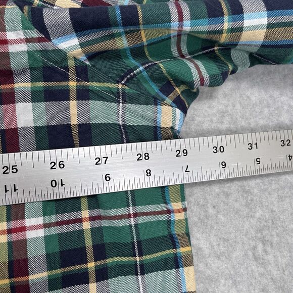 Polo Ralph Lauren Shirt Mens 2XB Big Long Sleeve Button Down Plaid Chest Pockets - Picture 4 of 13